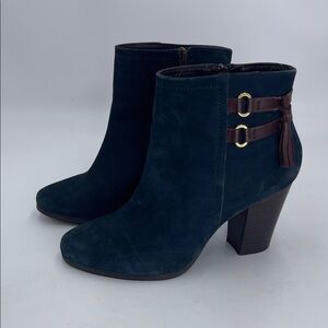 Flexi Melina Elegant Navy Ankle Boots